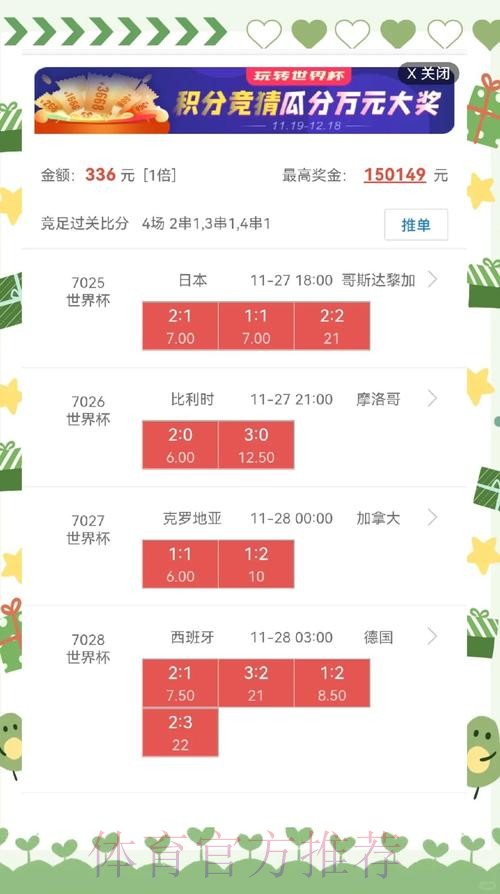 世界杯盘口稳定热门